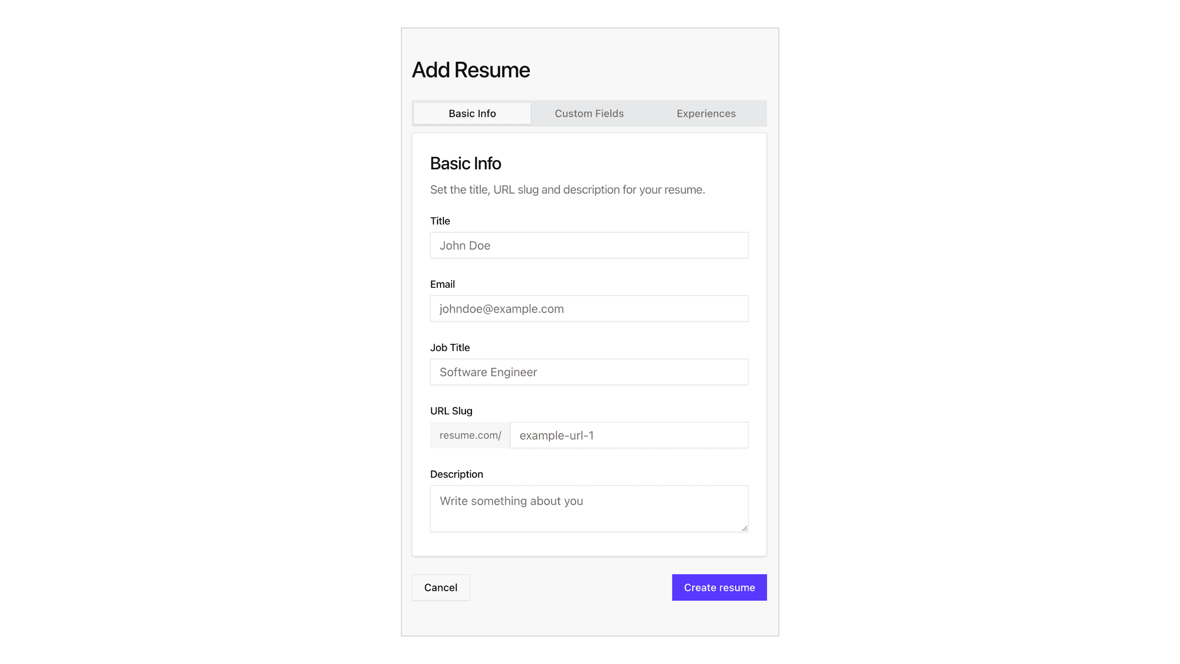 Add your content 1